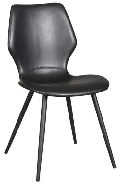Rowico Highrock Tuoli Musta PU Nahka/musta Metalli Jalat