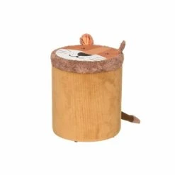 4Living Leijona Jakkara 32x54x42 Cm Ruskea/valkoinen/musta