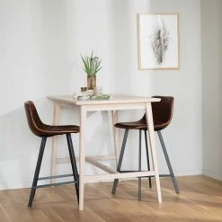 Rowico Auburn Baarituoli Ruskea/musta