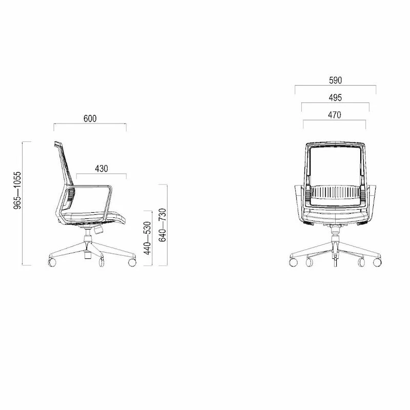 Tenstar Joel Työtuoli Musta 5 Tenstar Joel Työtuoli Musta - Image 5