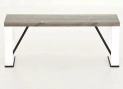 Veke Honka Penkki 115x35 Cm Puujalalla Harmaa/valkoinen -4Living Store Veke Honka penkki 115x35 cm puujalalla harmaa valkoinen 8 1