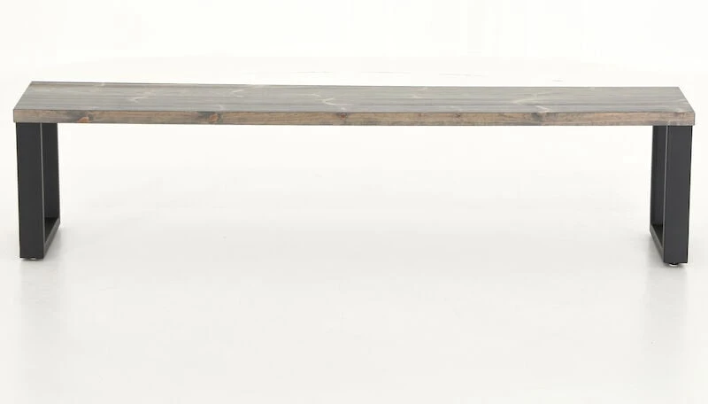 Veke Honka Penkki 195x35 Cm Metallijalalla Harmaa/musta 5 Veke Honka Penkki 195x35 Cm Metallijalalla Harmaa/musta - Image 5