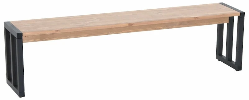 Veke Kioto Penkki 180x40 Cm Musta 2 Veke Kioto Penkki 180x40 Cm Musta - Image 2