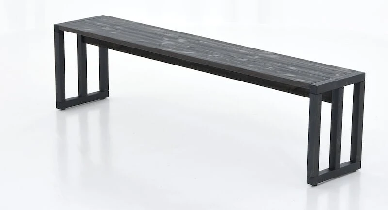 Veke Kioto Penkki 180x40 Cm Musta 3 Veke Kioto Penkki 180x40 Cm Musta - Image 3