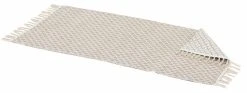 Veke Neva Puuvillamatto 70x140 Cm Valkoinen/harmaa
