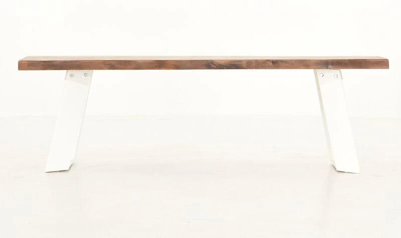 Veke Triangel Lankkupenkki 150x38 Antiikkipetsattu/valkoinen 4 Veke Triangel Lankkupenkki 150x38 Antiikkipetsattu/valkoinen - Image 4