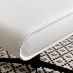 Veke Aava Rahi Valkoinen 7016 Nahka, Musta Elegance Jalka -4Living Store aava rahi valkoinen web 3