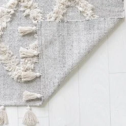 Veke Dyyni Puuvillamatto 60x120 Cm Valkoinen