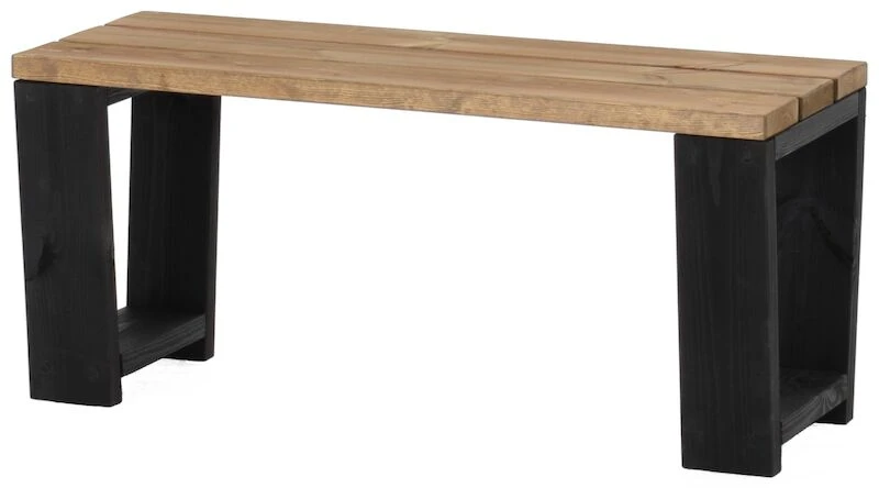 Ecofurn Jussi Penkki 100 Cm Musta Runko, Ruskea Kansi 1 Ecofurn Jussi Penkki 100 Cm Musta Runko, Ruskea Kansi