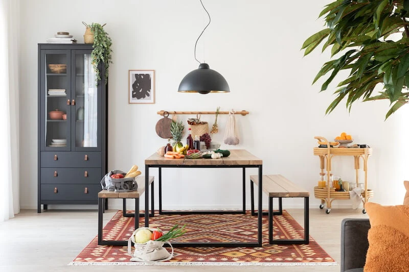 Veke Ruska Penkki 35x176 Cm Antiikkipetsattu Harjattu Ja Lakattu Mänty/musta Met 3 Veke Ruska Penkki 35x176 Cm Antiikkipetsattu Harjattu Ja Lakattu Mänty/musta Met - Image 3