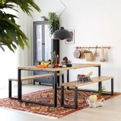 Veke Ruska Penkki 35x176 Cm Antiikkipetsattu Harjattu Ja Lakattu Mänty/musta Met 11 Veke Ruska Penkki 35x176 Cm Antiikkipetsattu Harjattu Ja Lakattu Mänty/musta Met -4Living Store ruska lankkupenkki 35x176 cm antiikkipetsattu musta web 4