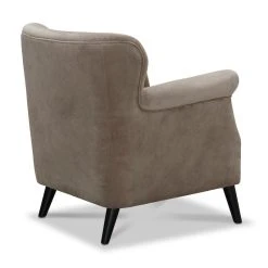 Wales Nojatuoli Vaaleanharmaa Sametti -4Living Store wales3 ljusgr cc06